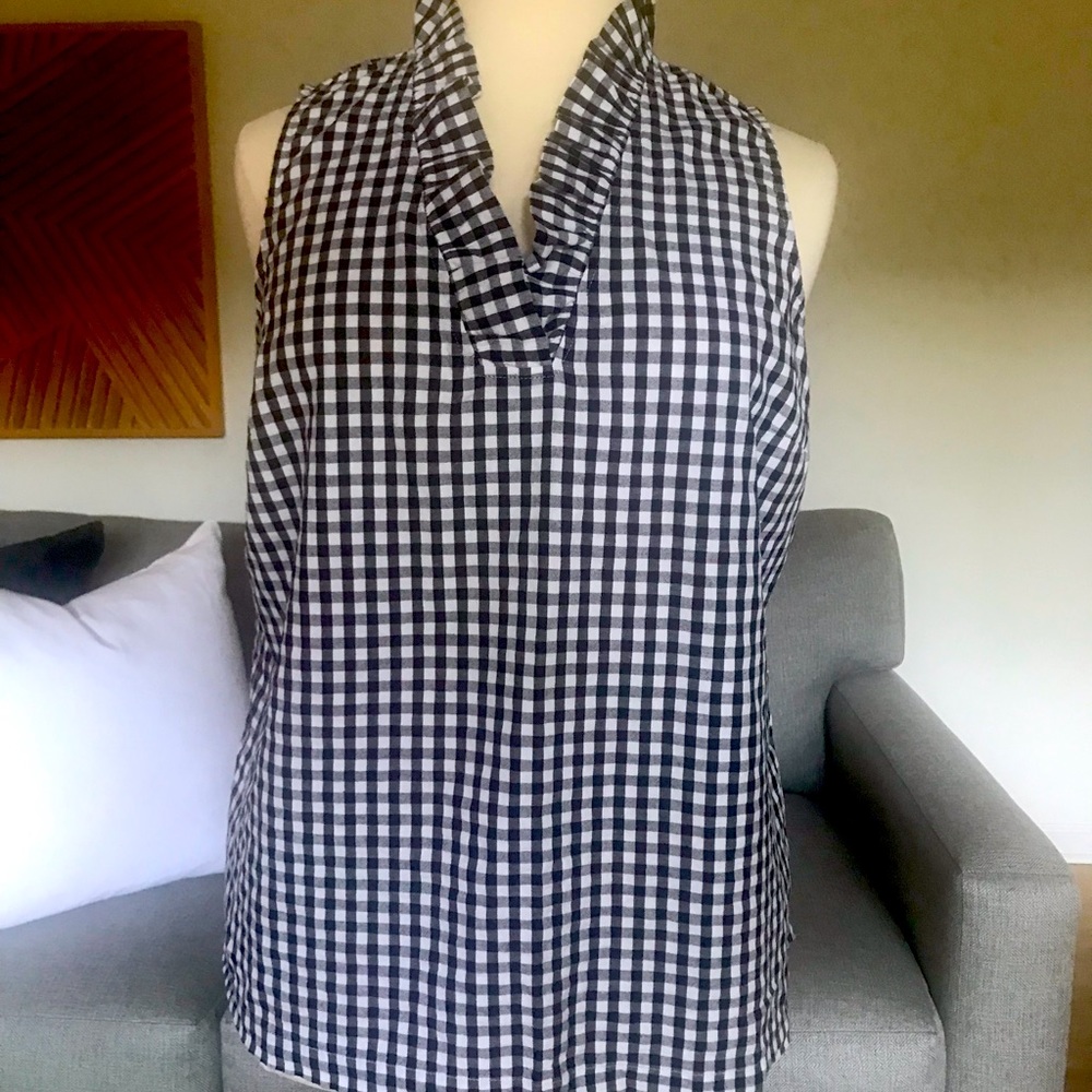 Ruffle Collar Top